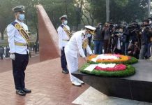 শহীদ বুদ্ধিজীবী স্মৃতিসৌধে রাষ্ট্রপতি ও প্রধানমন্ত্রীর শ্রদ্ধা