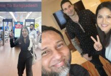 সানি লিওন এখন বাংলাদেশে