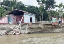 ফের বাড়ছে নদ-নদীর পানি, ভাঙন আতঙ্ক