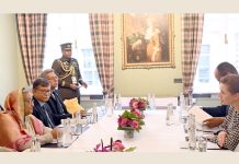 শেখ হাসিনার সঙ্গে কাতার ও ডেনিশ প্রধানমন্ত্রীর বৈঠক