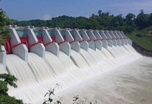 কাপ্তাই বাঁধের ১৬ জলকপাট খুলে দেওয়া হলো