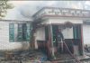 চরফ্যাশনে ডোবা থেকে গলাকাটা মরদেহ, সন্দেহভাজনের ঘরে আগুন